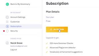 How To Upgrade to Grammarly Premium [upl. by Alekehs548]