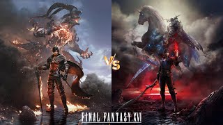 Clive Rosfield vs Barnabas Tharmr Tremendous Epic Battle  Ifrit vs Odin  Final Fantasy XVI  PS5 [upl. by Emmuela]