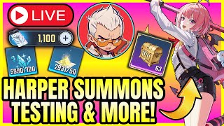 UPDATE 20 LIVESTREAM HARPER SUMMONS amp TESTING amp MORE Solo Leveling Arise [upl. by Atiuqel882]