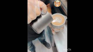 Cafe Latte Makes  Use Heart Coffee Recipe  Cofeemake  Cafe latte [upl. by Reivax]