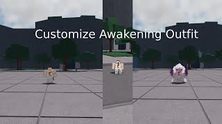 Customize Awakening Outfit Setting TSB [upl. by Jeu]