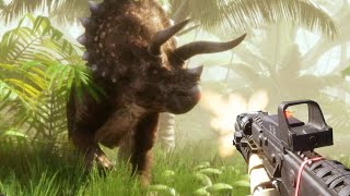 Shooting Dinosaurs in a Fan Made Jurassic Park Game  Jurassic Planet [upl. by Kellen]