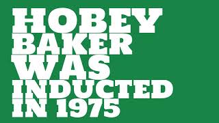 When was Hobey Baker inducted into the College Football Hall of Fame [upl. by Revert]