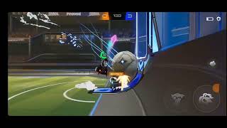 Air dribbling in rocket league sideswipe [upl. by Llevron]