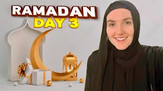 Fasting for Ramadan as a Muslim revert  Ramadan vlog day 3 [upl. by Epolenep]