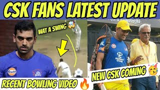 BREAKING  CSK Buys New Team 🥳  Deepak Chahar Swing Bowling Is Back 🔥  IPL UPDATE [upl. by Caswell987]