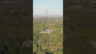 Vertical video Rome Italy Giuseppe Garibaldi Monument Janiculum one of the hills of Rome Su [upl. by Ocsisnarf646]