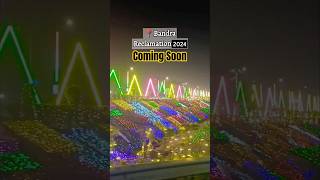 Bandra Reclamation 2024 starting mumbai bandrareclamation christmas lighting videoshortvideo [upl. by Nader]