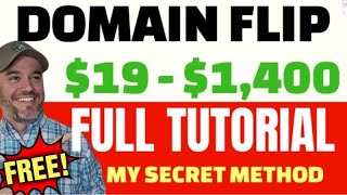 How Much Money Can You Make Flipping Domains  Is Domain Reselling Profitable  FULL TUTORIAL [upl. by Janel749]