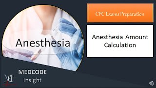 anesthesia time calculation [upl. by Einhpets]