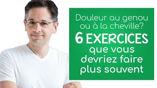 Douleur au genou  6 exercices que vous devriez faire plus souvent [upl. by Larred]