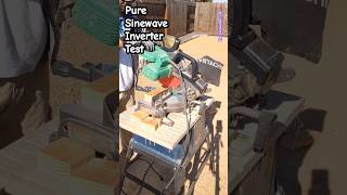 🔥Pure Sinewave Inverter Testing Inductive Load shorts inverter diysolar [upl. by Akeit]