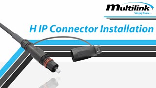 H IP Field Installable Connector Installation 2020 [upl. by Lucilia]