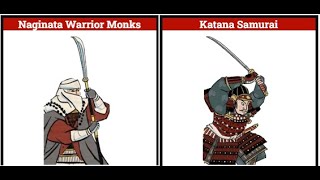 Total War SHOGUN 2 1vs1 Katana Samurai vs Naginata Warrior Monks [upl. by Parrnell450]