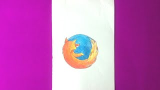 How to Draw Mozilla Firefox Logo  Bee Deev [upl. by Duwe721]