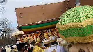 Ethiopian Orthodox Tewahdeo Church  Ketera  Eve of Timket Epiphany [upl. by Harts509]