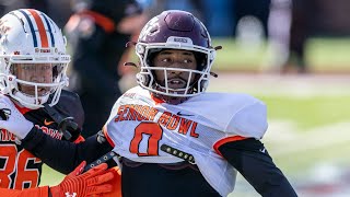 Philadelphia Eagles WR Ainias Smith Highlights  Senior Bowl  Texas AampM Aggies [upl. by Joye]