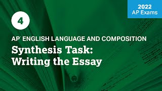 2022 Live Review 4  AP English Language  Synthesis Task Writing the Essay [upl. by Einnol]