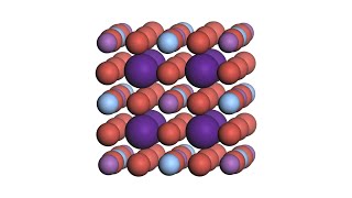 Cs2AgSbBr6  Double Perovskite 3D crystal structure [upl. by Cacka990]