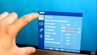 Acer H277HU 27quot Monitor  Complete Menu Options OSD [upl. by Sells928]