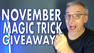 Magic Giveaway  207  Thanksgiving Magic Trick Giveaway [upl. by Marrilee]