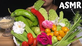 ASMR Veggie Platter Eating Sound 야채 먹방 리얼 사운드 Plato de Vegetales [upl. by Siuqaj596]