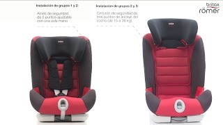 Römer ADVANSAFIX  Grupo 123 ISOFIX [upl. by Ardolino726]