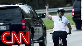 Woman who flipped off Trump runs for office [upl. by Ociral]