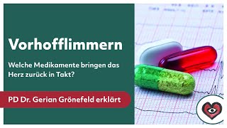 Vorhofflimmern – Welche Medikamente bringen das Herz zurück in Takt [upl. by Aicilet468]