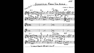 Scrapple from the Apple  Play along  Backing track  Alto Sax [upl. by Htir]