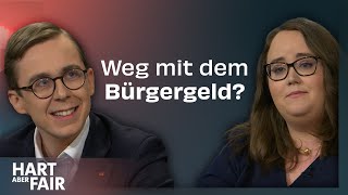 BürgergeldReform Das sagt Ricarda Lang zum CDUVorschlag  hart aber fair [upl. by Lerraj320]