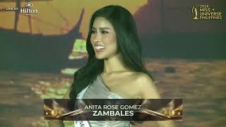 ZAMBALES  Anita Rose Gomez  Miss Universe Philippines 2024  Press Presentation [upl. by Helbonnas]