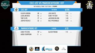 CCC U17 v MAROOCHYDORE U17 [upl. by Bissell]