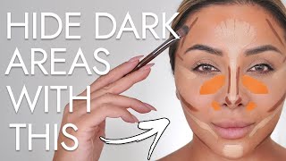 HOW TO USE ORANGE COLOR CORRECTOR ON DARK AREAS  NINA UBHI [upl. by Nolos]