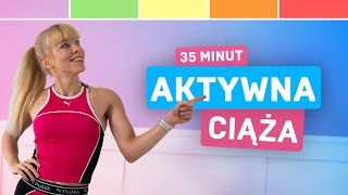 Trening dla kobiet w ciąży  Cardio i wzmacnianie 🏋️‍♀️ Aktywna ciąża 🤰 [upl. by Avlasor]