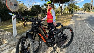 EBIKE KTM KTM Electric Bike KTM Cycling tour through the beautiful places of Andalusia [upl. by Fairweather157]