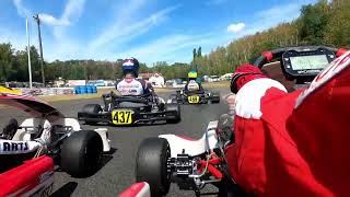 Full Race Onboard Kerpen Rotax Max DD2 Pre Finale NK5 [upl. by Ayn818]