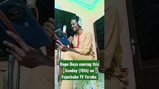 Bope Boya Movie coming this Sunday on Fejosbaba TV Yoruba Watch Out fejosbabatv shorts [upl. by Llemart]