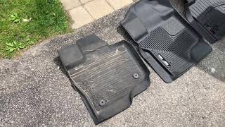 2019 2020 Ford F150 OEM floor mats vs WeatherTech vs Husky Liner [upl. by Godden]