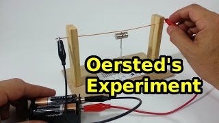 Oersteds Experiment on the Relationship of Electricity and Magnetism [upl. by Dobb]