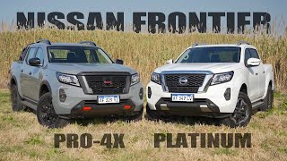 Nissan Frontier Pro4X y Platinum  Doble test  Matías Antico  TN Autos [upl. by Shore]