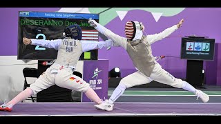 Riyadh 2024 Individual Mens Foil Finals Highlights  Cadet Fencing World Championships [upl. by Anem119]