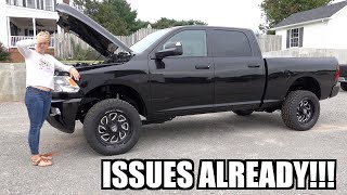 MY WIFES NEW CUMMINS BUILD IS ALIVE BUT WE HAVE ISSUES ALREADY [upl. by Neelac]