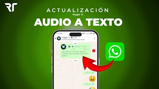 TRANSCRIBIR AUDIO A TEXTO EN WHATSAPP  Rogger Tc [upl. by Fabrianna]