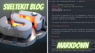 Build a Sveltekit Markdown Blog in 100 Seconds [upl. by Akimyt738]