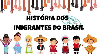 Os imigrantes do Brasil  fonte quadrinhos de Maurício de Sousa [upl. by Kosey26]