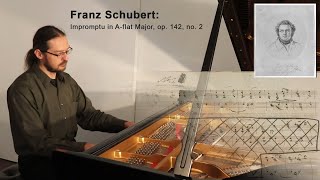 Franz Schubert Impromptu in Aflat Major op 142 no 2 D 935 [upl. by Auhso]