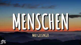 Max Giesinger  Menschen Lyrics [upl. by Dituri447]