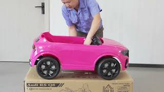 Kids Ride on Car Audi RSQ8 HL518 Assembley [upl. by Sweeney]