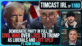 Democratic Party In CIVIL WAR Over Loss To Trump Liberal Media BREAKS wCenk Uygur Timcast IRL [upl. by Teri737]